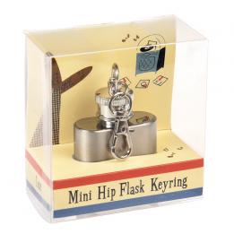 Modern Man Keyring Hip Flask