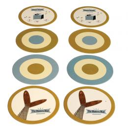 Modern Man Coasters (set Of 8)