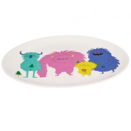 Monsters Of The World Melamine Plate