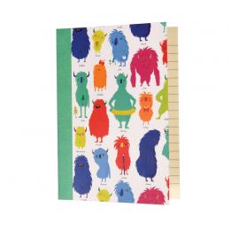 Monsters Of The World A6 Notebook