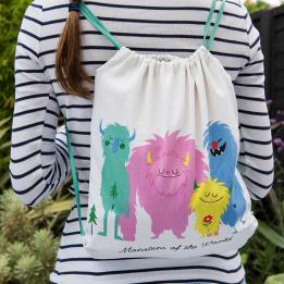 Monsters Of The World Drawstring Bag