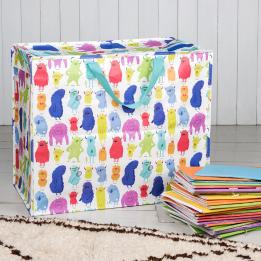 Monsters Of The World Jumbo Bag