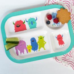 Monsters Of The World Melamine Tray