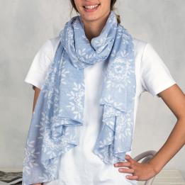 Moroccan Rose Cotton Scarf