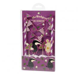 Mr Badger Cake Decoration Set