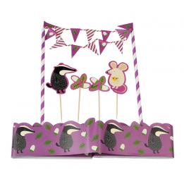Mr Badger Cake Decoration Set