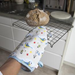 Multiple Blue Tit Oven Glove