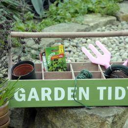 Green Wooden Garden Tidy