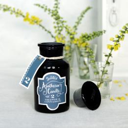 Orange And Cinnamon Apothecary Candle