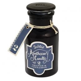 Orange And Cinnamon Apothecary Candle