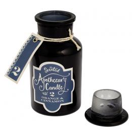 Orange And Cinnamon Apothecary Candle