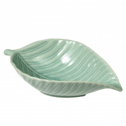 Aqua Marine Leaf Snack Bowl