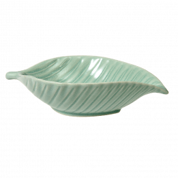 Aqua Marine Leaf Snack Bowl