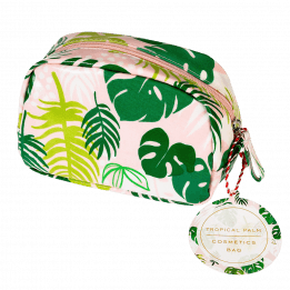 Tropical Palm Make Up Bag