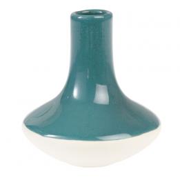 Petrol Blue Dipped Candle Holder