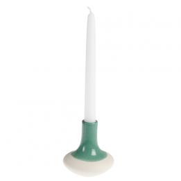 Sea Green Dipped Candle Holder