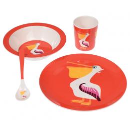 Children'S Pelican Melamine Set