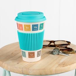 Periodic Table Bamboo Travel Mug