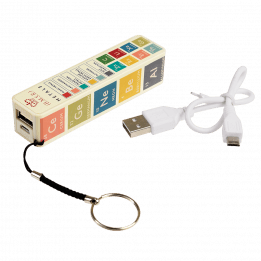 Periodic Table Usb Portable Charger