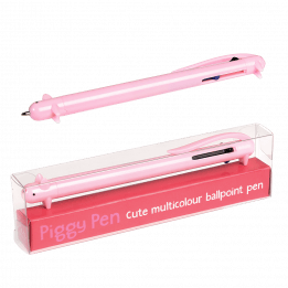 Piggy Tricolour Pen