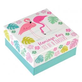 Flamingo Bay Coasters (set Of 8)