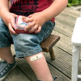 Plasters In Tin Vintage Boy