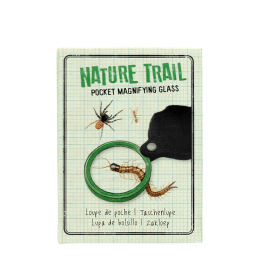 Nature Trail pocket magnifying glass in packaging.