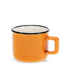 Espresso mug in orange.