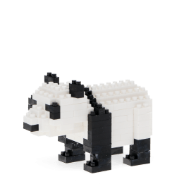 Completed panda brick model.