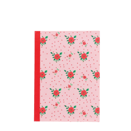  pink notebook in french rose design