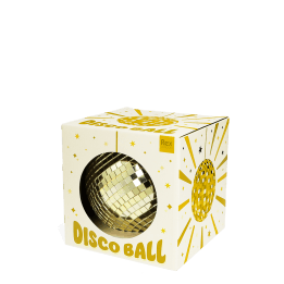 Hanging disco ball (10cm) - Gold