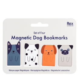 Magnetic Dog Bookmarks (set Of 4)