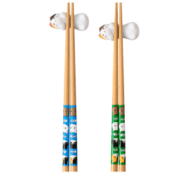 Chopsticks and rests set - Cat