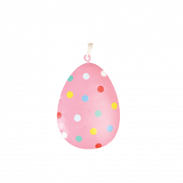 Polka Dot Easter Egg Decoration