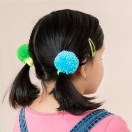 Pom Pom Hairbands (set Of 5)