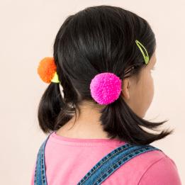Pom Pom Hairbands (set Of 5)