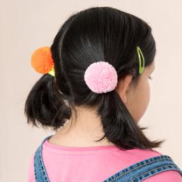 Pom Pom Hairbands (set Of 5)