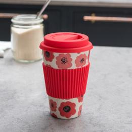 Poppy Bamboo Travel Mug