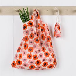 Poppy Foldaway Shopping Bag