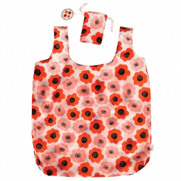 Poppy Foldaway Shopping Bag