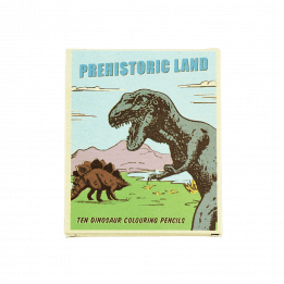 Prehistoric Land Colouring Pencils (set Of 10)