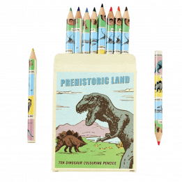 Prehistoric Land Colouring Pencils (set Of 10)