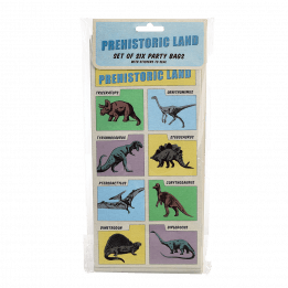 Prehistoric Land Party Bags (set Of 6)