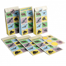 Prehistoric Land Party Bags (set Of 6)