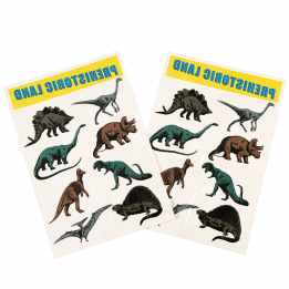 Prehistoric Land Temporary Tattoos (2 Sheets)