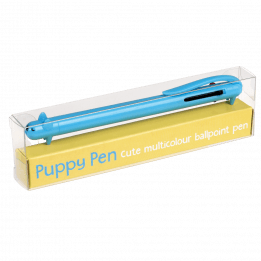 Puppy Tricolour Pen