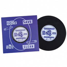 Record "God Save The Clean" Microfibre Cloth