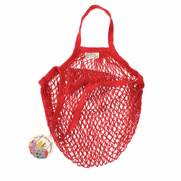 Red Organic Cotton Net Bag