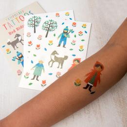 Red Riding Hood Temporary Tattoos