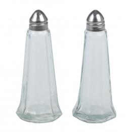 Retro Glass Salt And Pepper Shaker Set